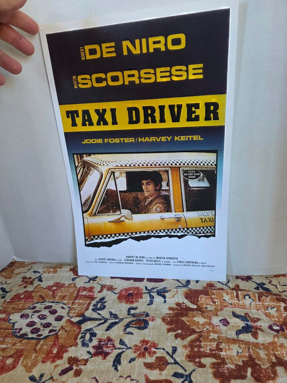 1976 film, Taxi Driver mini poster